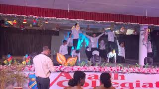 Adiyogi  Yoga performance  By Avadh collegiate Mohaan campus [upl. by Ametaf]