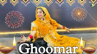 Padamawati ghoomar dance  ghoomar dance video  dance choreography [upl. by Yrekaz406]