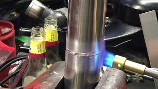 Experimental aluminum welding procedure and it works [upl. by Hsivat]