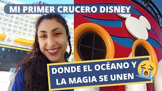 Día 1 ¿Cómo es el EMBARQUE en un Crucero Disney  Transporte al puerto  papeles  Internet y Más [upl. by Ainesell]