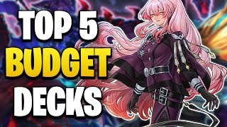 Top 5 Best BUDGET Yugioh Decks  POST BANLIST [upl. by Atsyrk939]