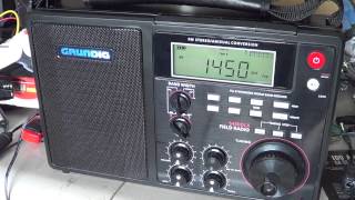 Grundig S450DLX Review AM FM Shortwave field radio [upl. by Onilegna]