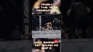 FIRST ROUND KO  BMF 6 Max barnett vs Luke kerrison [upl. by Nohj]