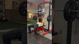 I failed 225 on bench press [upl. by Rawna699]