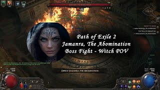 Path of Exile 2  Act 2  Jamanra The Abomination Witch POV [upl. by Eimile]