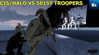 quotCISHALO vs 501st Troopersquot  STAR WARS Arma 3 501st Legion Zeus Op [upl. by Stich812]