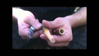 bushcraft Fabrication dun sifflet en bambou part2 [upl. by Nahrut803]