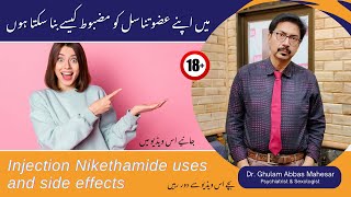 Review of Injection Nikethamide uses and side effects in UrduHindi  Dr Ghulam Abbas Mahessar [upl. by Trammel]