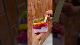 Frozen fresh fruit instant icecream  Snowberry Raipur [upl. by Sanfourd]