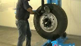 truck tyre changer procedure [upl. by Onitrof]