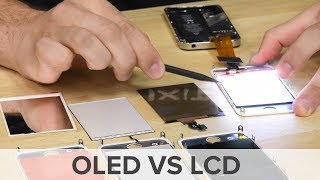 OLED vs LCD Smartphone Display Teardown and Comparison [upl. by Rico]