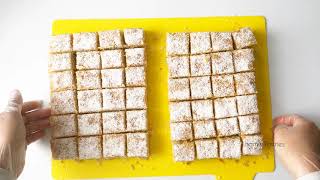 حلوة ريشبوند بطريقة سهلة Rishbond Cookie “Coconut Apricot Squaresquot [upl. by Cutty]