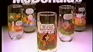 McDonalds Snoopy Glasses commercial 1983 [upl. by Kirit247]