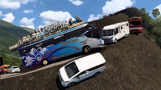 Worlds Driving Challenges on Deadliest Roads 15  Euro Truck Simulator 2 [upl. by Pember]