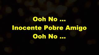 Karaoke  Juan Gabriel  Inocente Pobre Amigo [upl. by Yenar911]