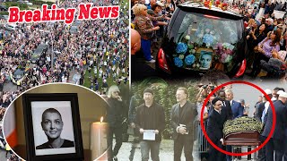 Sinead OConnor is laid to rest in Muslim burial as fans line streets of her home town to say [upl. by Acinimod]