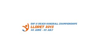 Campeonato Europeo Balonmano Playa Senior Jornada Martes 30 Mañana [upl. by Limber]