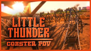 Backyard Coaster POV  LITTLE THUNDER [upl. by Chandra]