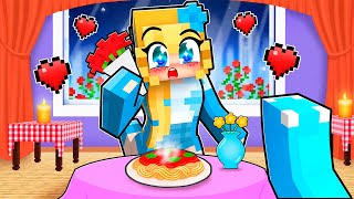 Omz Goes on a DATE With CRYSTAL in Minecraft [upl. by Nohs]