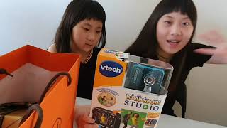 unboxing Vtech camera kidizoom studio  kamera anak [upl. by Wolfort973]