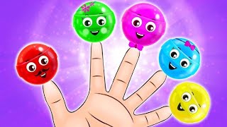 Finger Family  Balloon Finger Song And More  Nursery Rhymes amp Kids Songs [upl. by Vitus]