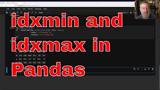 Understanding and using idxminidxmax in Pandas [upl. by Eberta686]