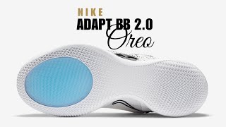 NIKE Adapt BB 20  Oreo  FIRST LOOK PRICE amp RELEASE DATE Oreo adaptBB [upl. by Ahsinac]