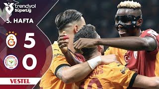 Vestel  Galatasaray 50 Çaykur Rizespor  HighlightsÖzet  Trendyol Süper Lig  202425 [upl. by Sara]