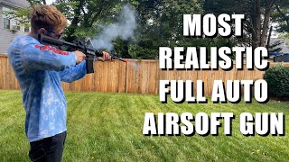 Unboxing The Most Realistic Airsoft Gun  Full Auto M4 Carbine Airsoft Rifle [upl. by Kciwdahc]