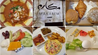 Breakfast time At Makarem Ajyad Hotel In Makkah  Saudia Arabia  Sone Fari [upl. by Esilrahc]