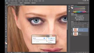 Astuce photoshop  Enlever les cernes [upl. by Oigimer540]