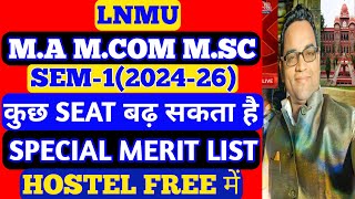 Lnmu PG Spot Admission 202426 [upl. by Nilya]