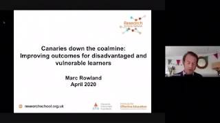 Marc Rowland Improving outcomes for disadvantaged and vulnerable learners [upl. by Shelia]