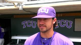 On the spot TCU pitcher Brandon Finnegan [upl. by Mudenihc]