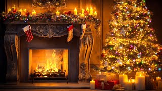 247 Beautiful Christmas Ambience 🎅🎄 Relaxing Christmas Music Fireplace 🔥 Christmas Fireplace [upl. by Amluz]