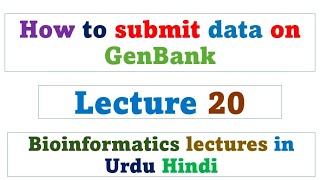 How to submit data on GenBank Sequence Submission [upl. by Rennoc274]