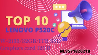 Mini Lenovo Workstation P520c Wseries128GB 1TB SSD Graphics card RTX 3060 12gb  Office2016 Re [upl. by Annoya46]