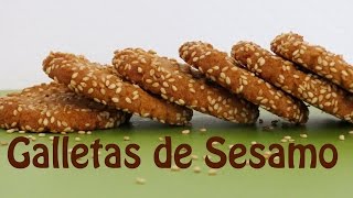 Galletas de Ajonjolí o Sésamo Fáciles  The Frugal Chef [upl. by Kronfeld]