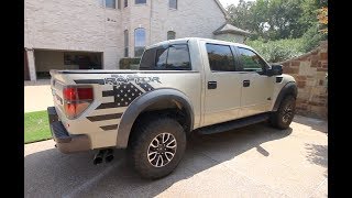 SVT Raptor Gets A New Exhaust  Corsa Xtreme CatBack Resonator Delete [upl. by Maritsa]