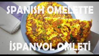 Spanish Omelette Recipe  Easiest Breakfast Recipe Tortilla De Patata  Kolay İspanyol Omlet Tarifi [upl. by Clary]