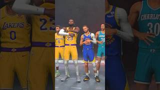 LeBron vs Curry Family 2v2 [upl. by Fatsug]