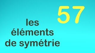 57les éléments de symétrie [upl. by Aliuqahs]