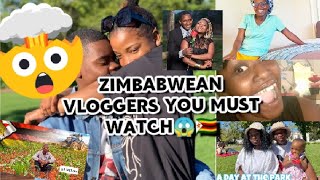 ZIMBABWEAN YOUTUBERS YOU MUST WATCH 😱🇿🇼 latest Zimbabwean vloggers [upl. by Clywd]