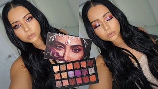 ONE PALETTE Tutorial Huda Beauty Desert Dusk [upl. by Mixie]