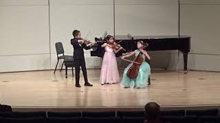 Cremont Leicht Trio No 1 in F Op 13 by Little Stars Trio ages 8 10 11 [upl. by Engdahl]