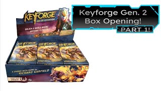 Keyforge Gen 2 Box Opening PART 1 [upl. by Torrey]