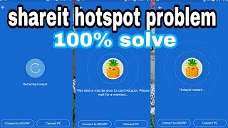 Shareit hotspot restart problem solve [upl. by Abil]