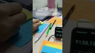 pov you started believing in yourself 📃🧿  studywithme studymotivation medicalstudent studyvlog [upl. by Telimay]