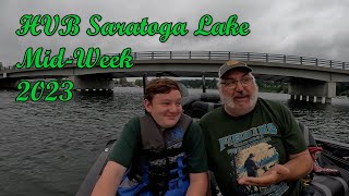 Saratoga Lake 50 BASS in 40 Minutes  HVB MidWeek Tournament 2023 [upl. by Katti]