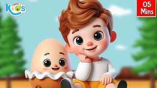 Humpty Dumpty  Humpty Dumpty Nursery Rhyme  Kids Aura Nursery Rhymes and Songs [upl. by Cassandry]